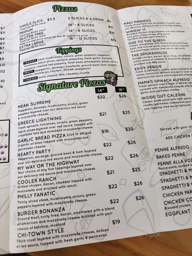 Baci's Pizza - Pembroke Pines, FL menu_pic