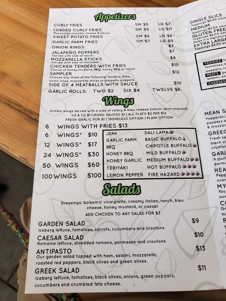 Baci's Pizza - Pembroke Pines, FL menu_pic