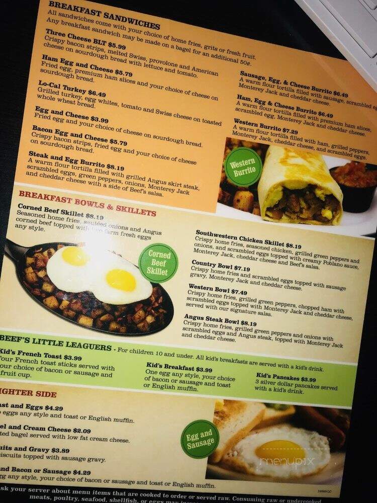 Beef O'Brady's - Lake City, FL menu_pic