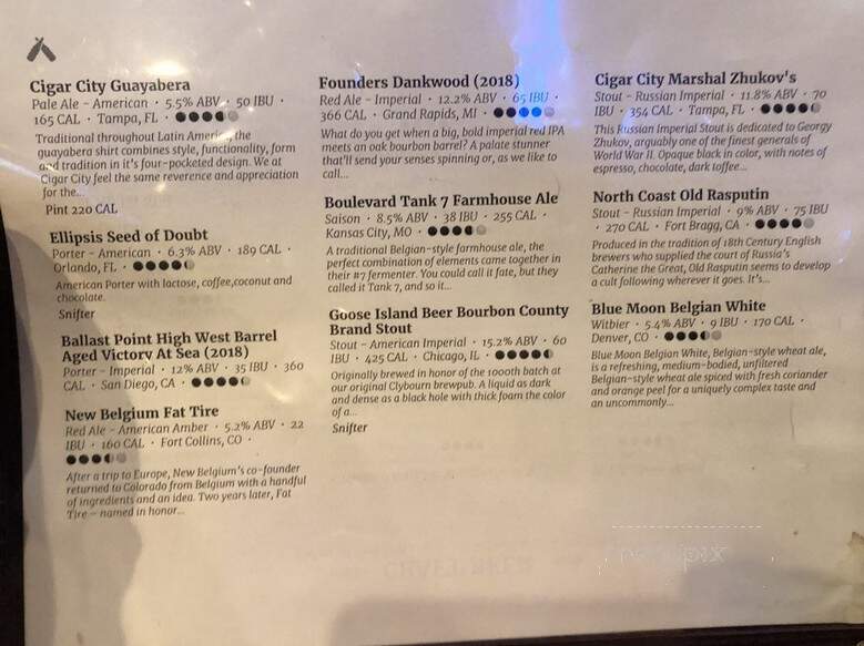 Beef O'Brady's - Apopka, FL menu_pic