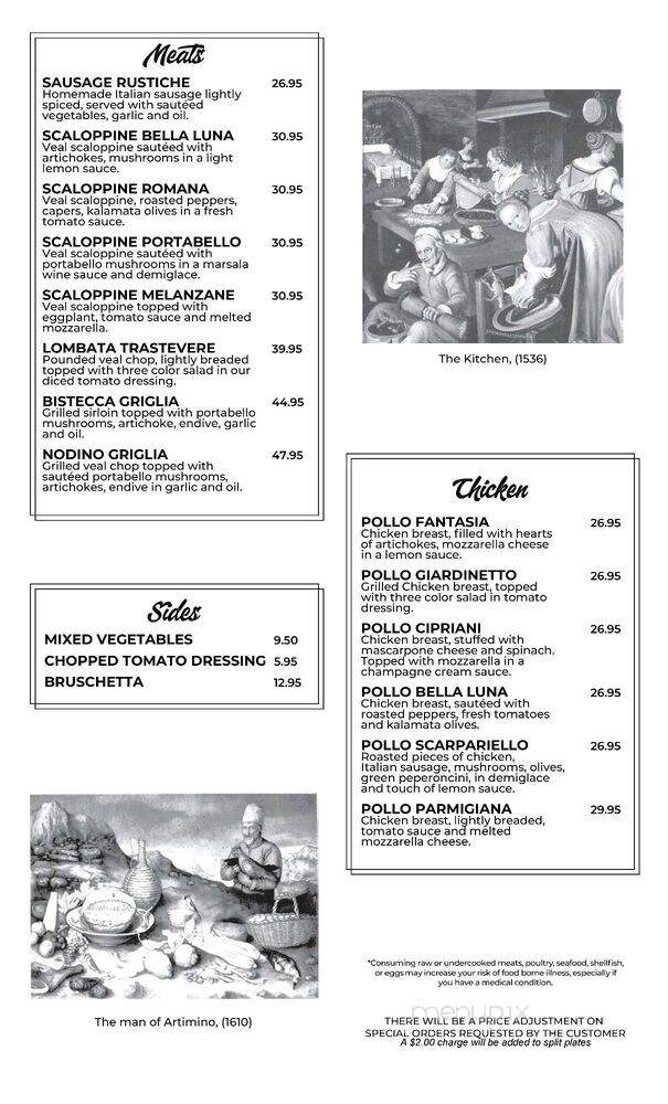 Bella Luna - Miami, FL menu_pic