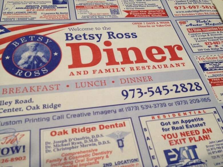 Betsy Ross Diner - Zolfo Springs, FL menu_pic