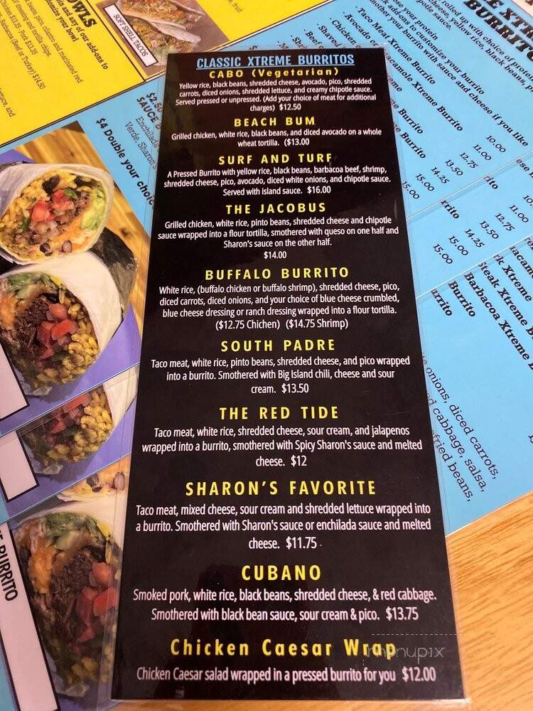 Big Island Burritos - Indialantic, FL menu_pic
