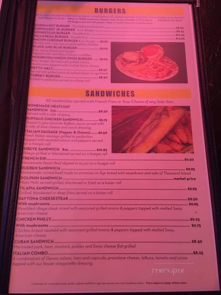 Bird Cage Restaurant & Bar - Hollywood, FL menu_pic
