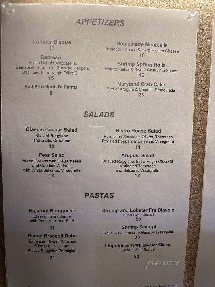 Bistro Mezzaluna - Fort Lauderdale, FL menu_pic