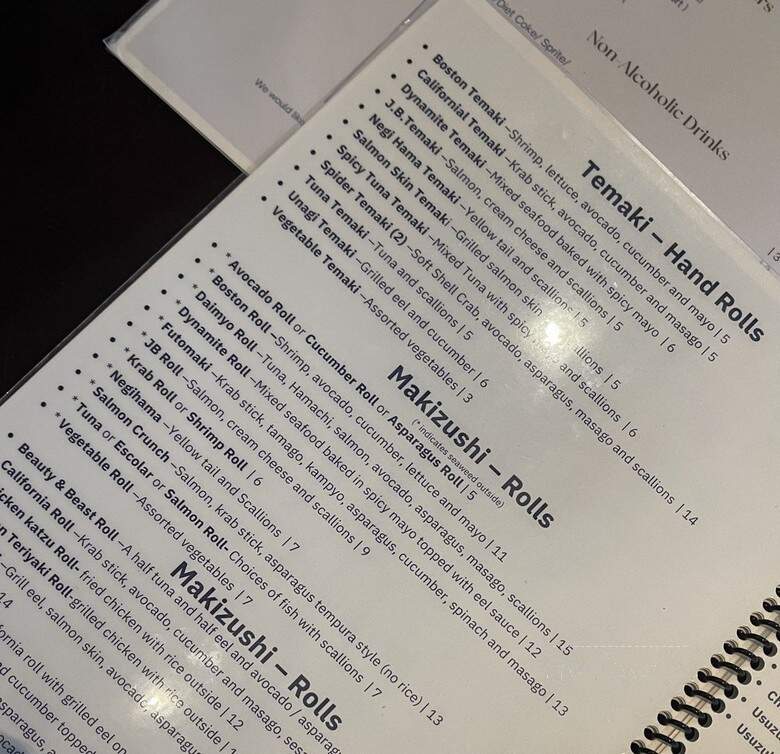 Bluefin Sushi Parkland - Parkland, FL menu_pic