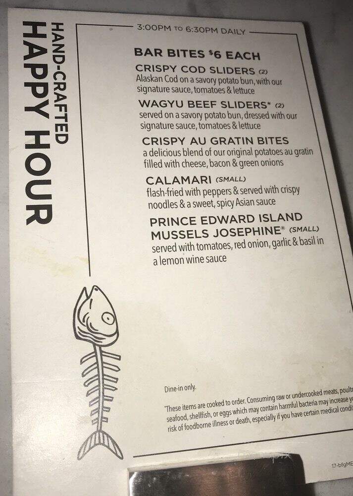 Bonefish Grill - Bradenton, FL menu_pic