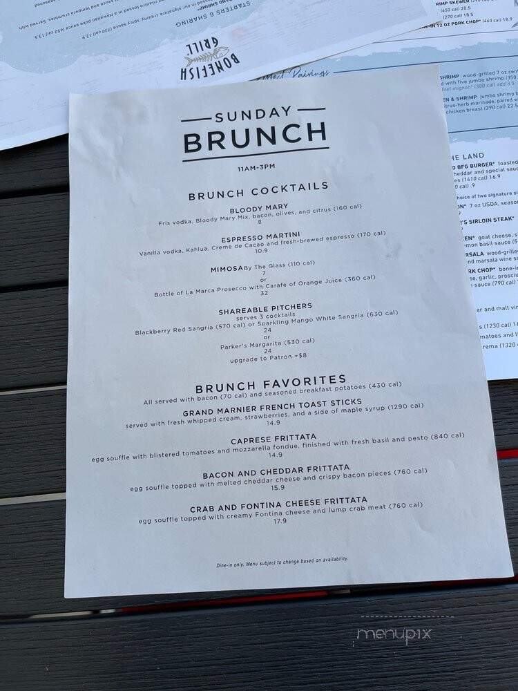 Bonefish Grill - Sarasota, FL menu_pic