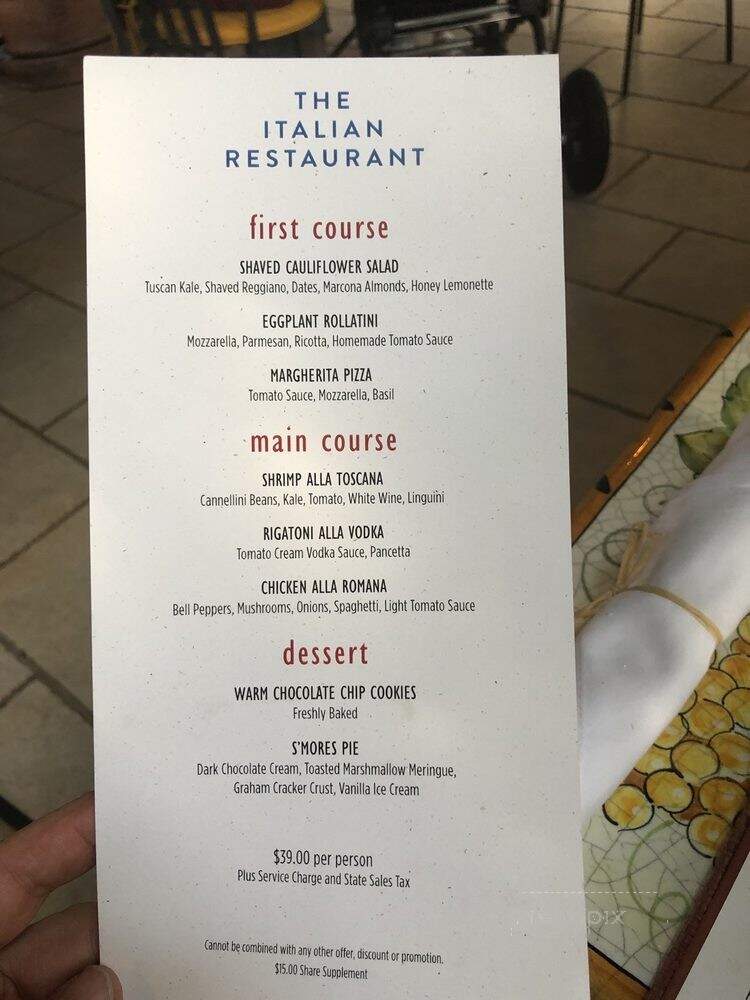 Breakers Palm Beach - Palm Beach, FL menu_pic