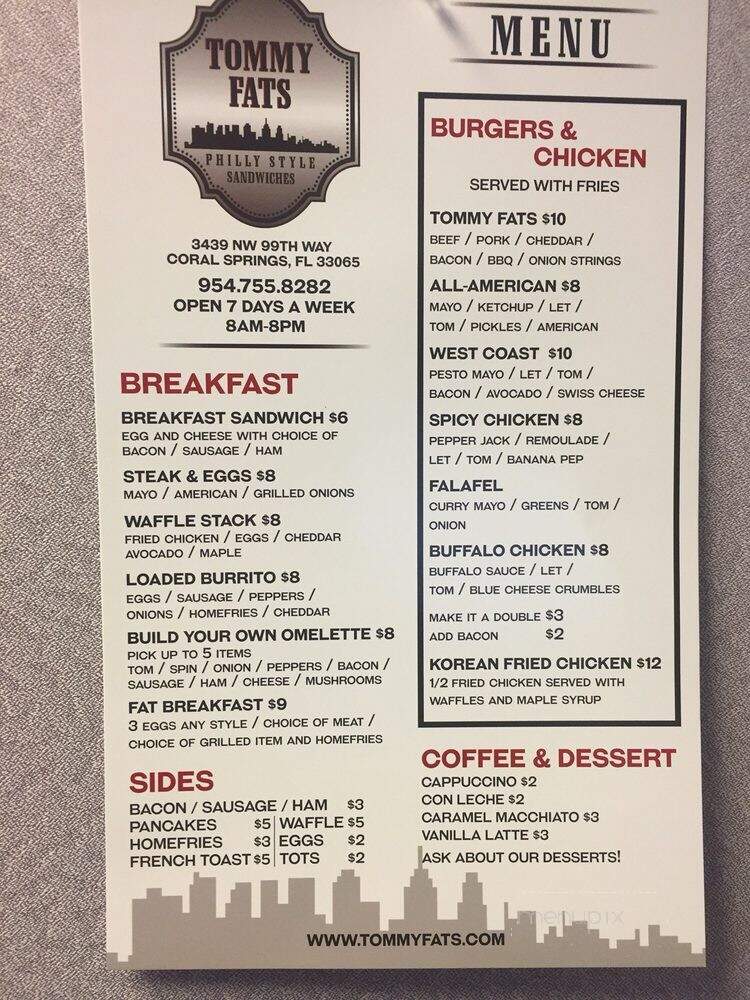 Brunch Box - Coral Springs, FL menu_pic