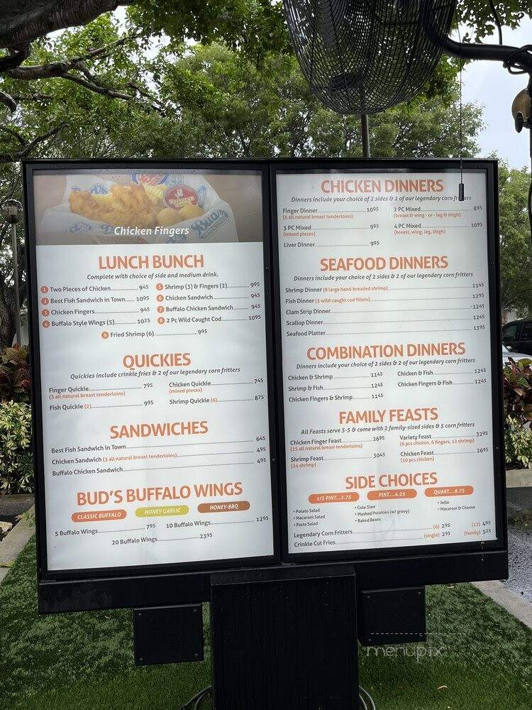 Bud's Chicken & Seafood - Boynton Beach, FL menu_pic