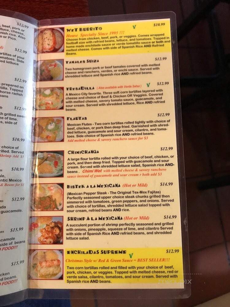 Burritos Fresh Mexican Food - Sarasota, FL menu_pic