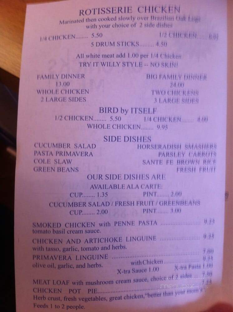C.R. Chicks - West Palm Beach, FL menu_pic