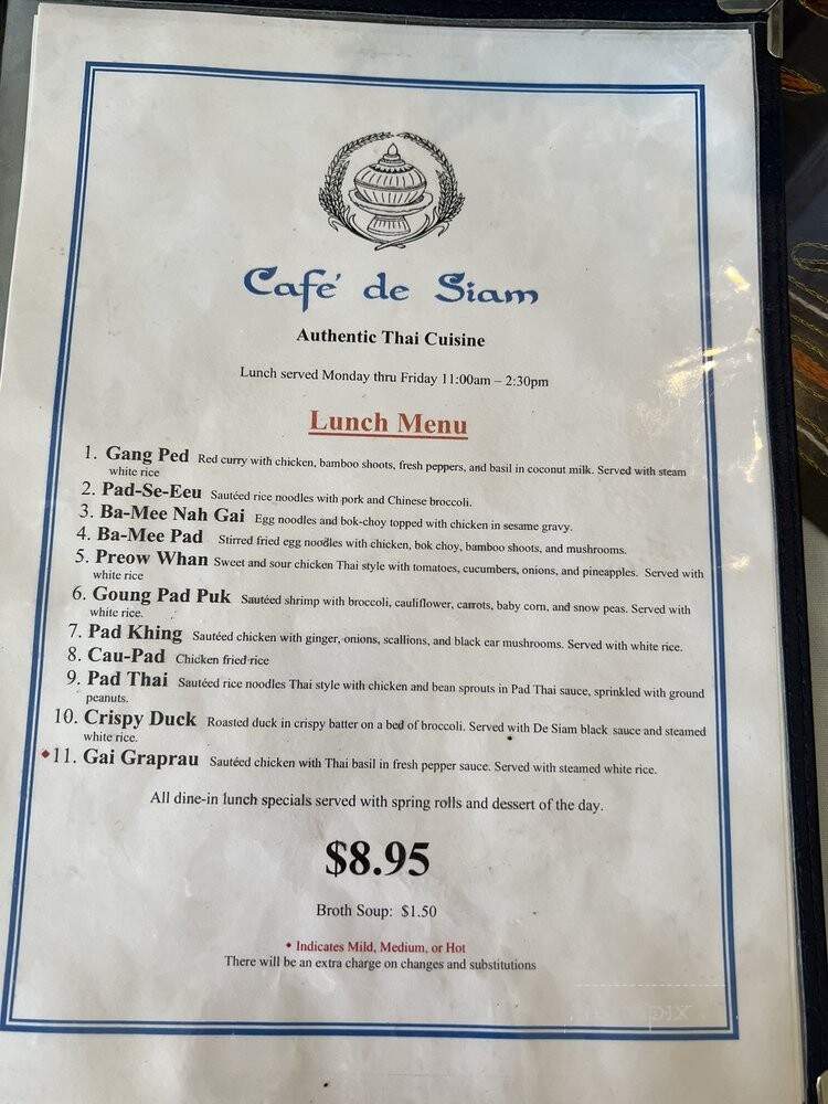 Cafe De Siam - Tampa, FL