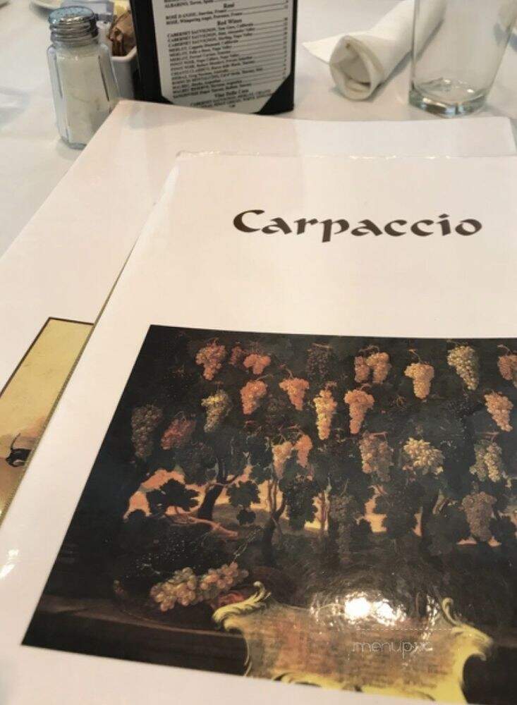 Carpaccio - Bal Harbour, FL menu_pic