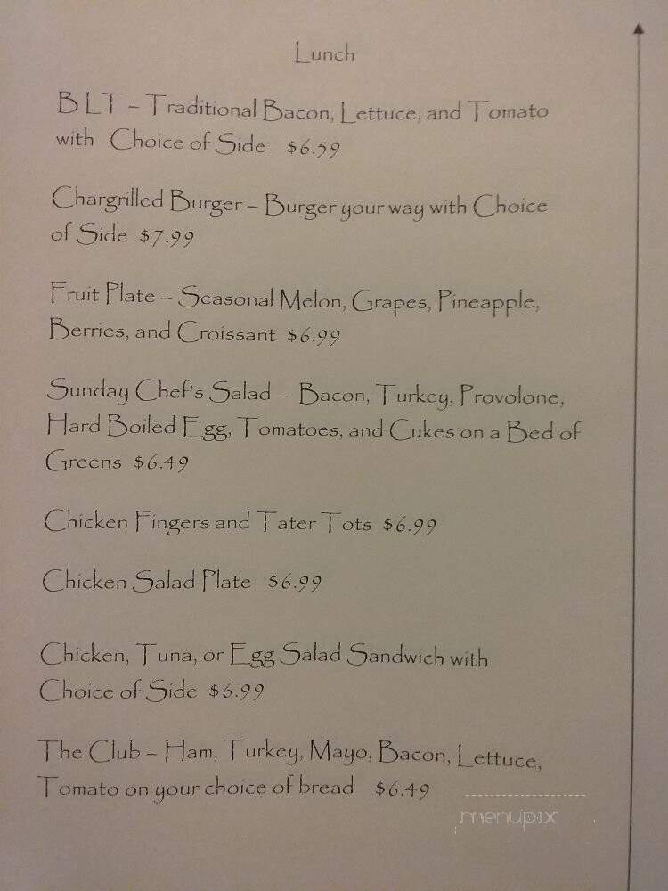 Carrie Ann & Co - Monticello, FL menu_pic