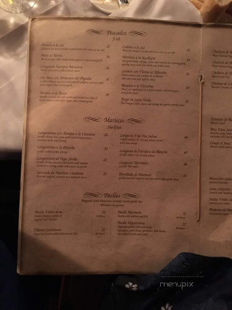 Casa Juancho - Miami, FL menu_pic