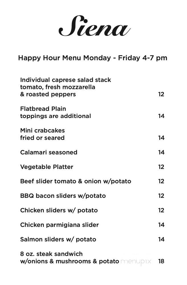 Casa L'Italien - Boca Raton, FL menu_pic