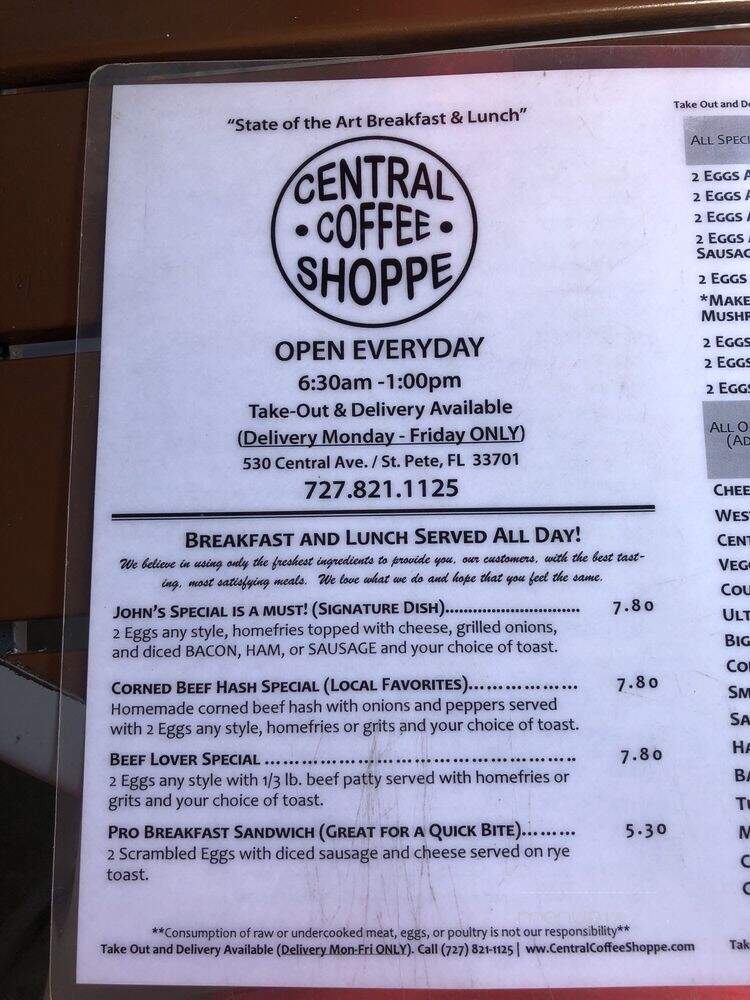 Central Coffee Shoppe - St Petersburg, FL
