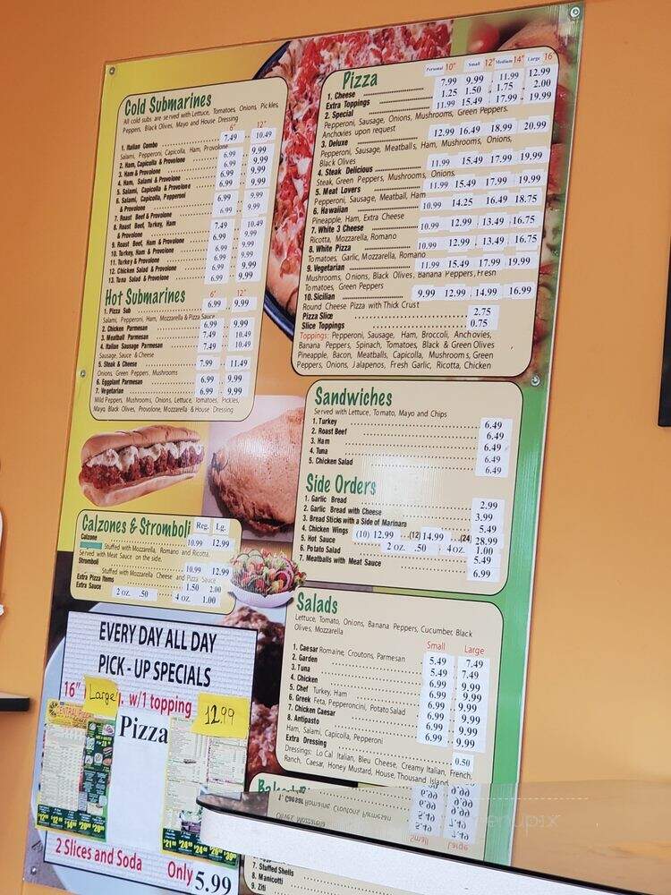 Central Pizza - Pinellas Park, FL menu_pic