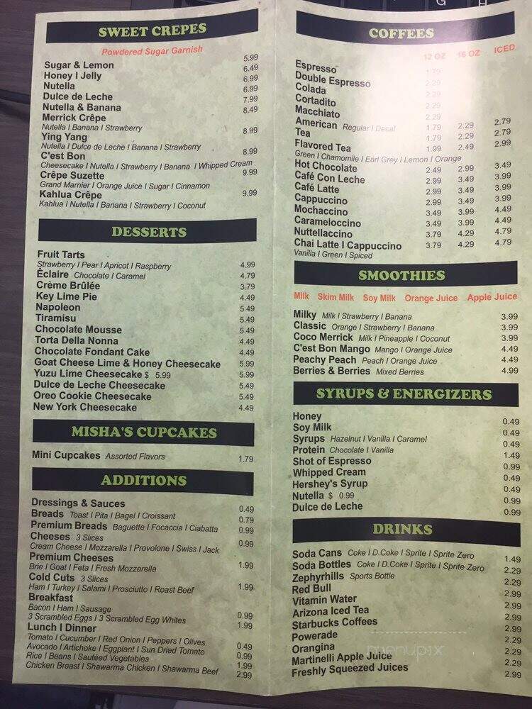C'Est Bon - Coral Gables, FL menu_pic