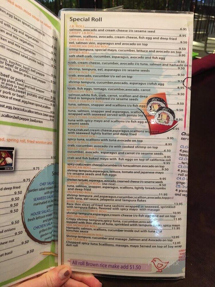 Cha-Baa Thai & Sushi - Fort Lauderdale, FL menu_pic