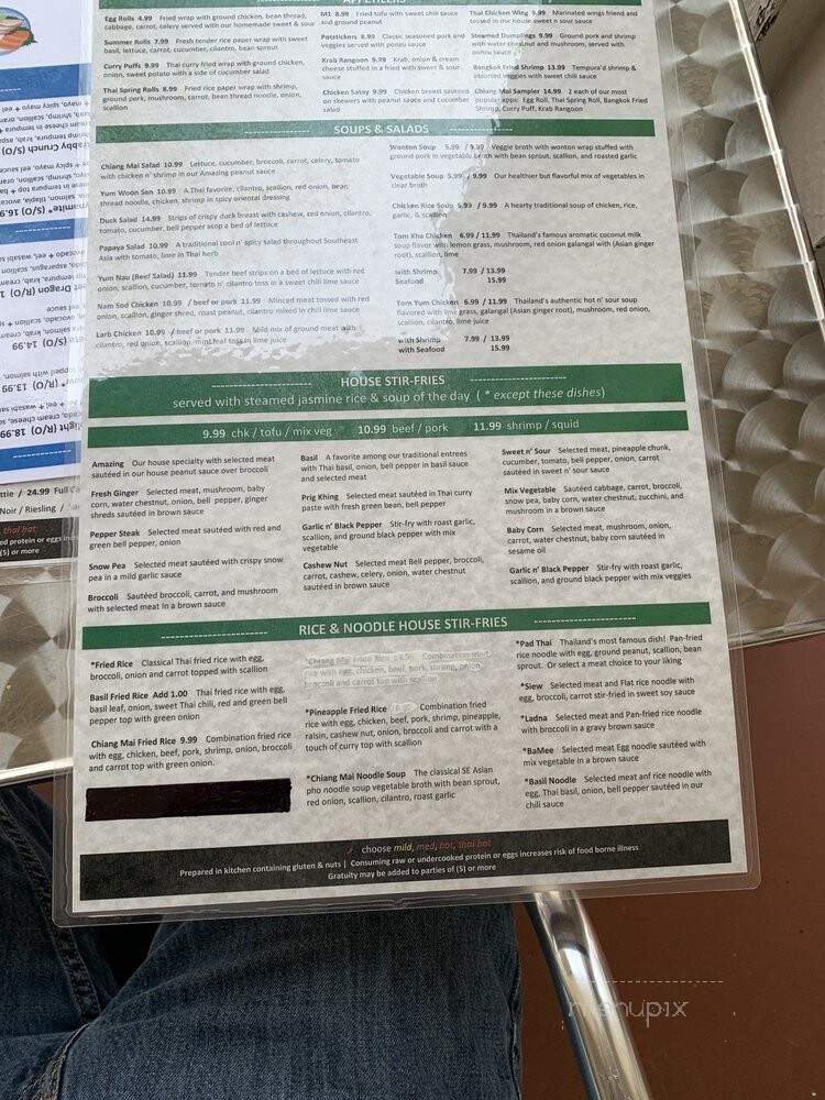 Chiang Mai - Clearwater, FL menu_pic