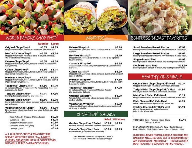 Chicken Kitchen - Miami, FL menu_pic