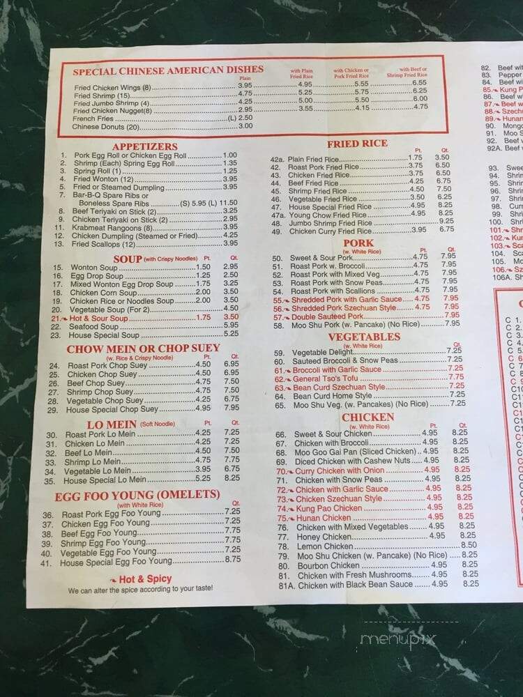 China One - Brandon, FL menu_pic