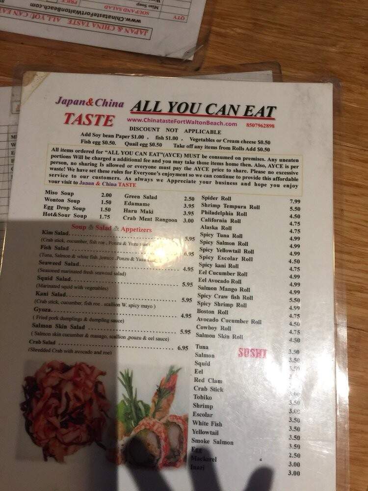 China Taste - Fort Walton Beach, FL menu_pic