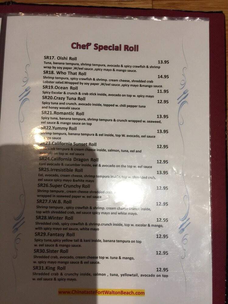 China Taste - Fort Walton Beach, FL menu_pic