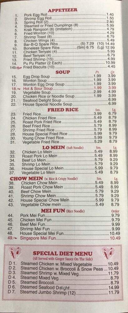 China Taste - Sarasota, FL menu_pic