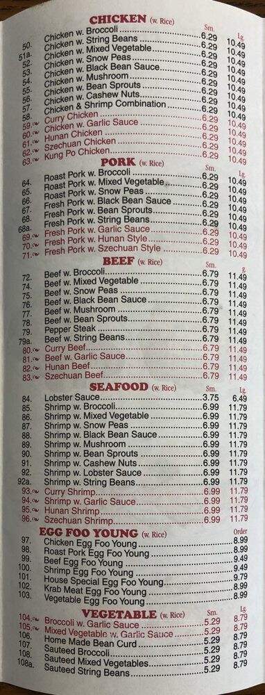 China Taste - Sarasota, FL menu_pic