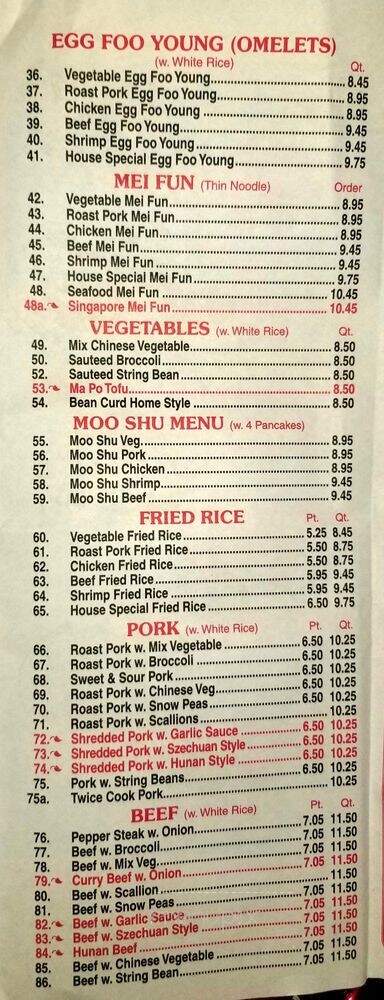 China Wahon - Weeki Wachee, FL menu_pic