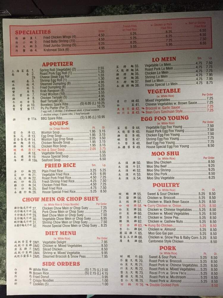China Wok - St Augustine, FL menu_pic