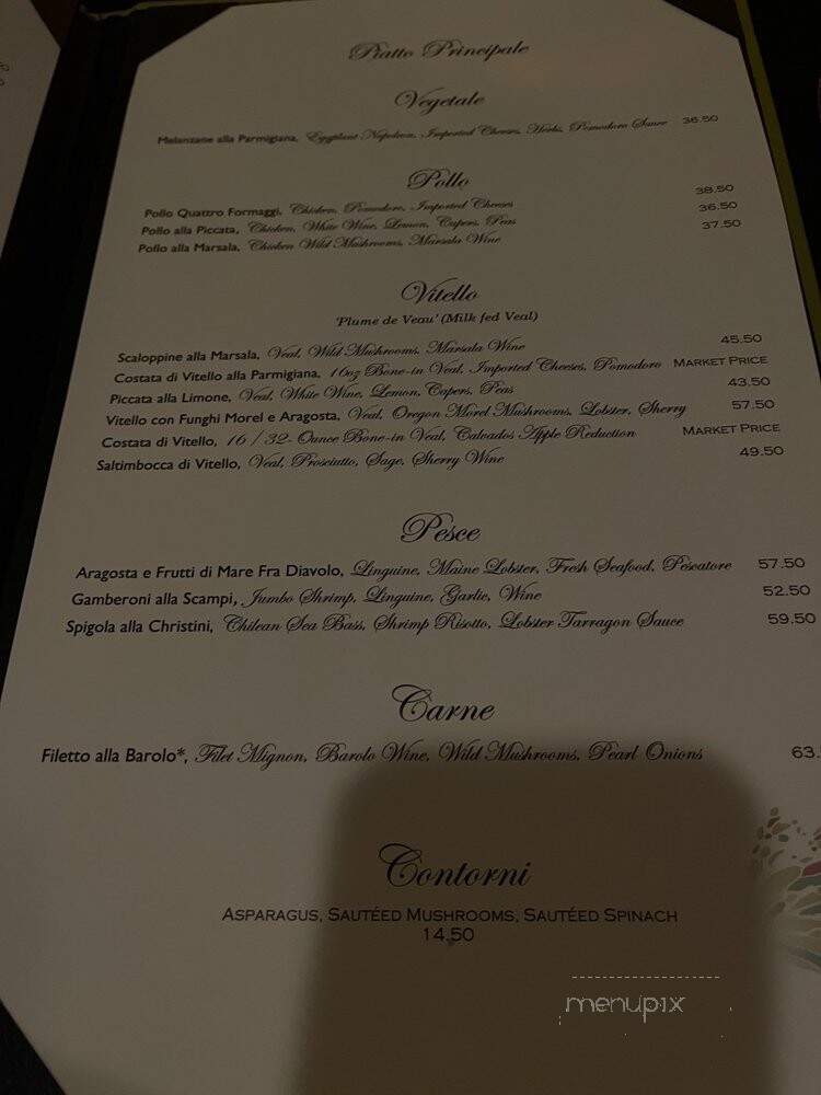 Christinis Ristorante Italiano - Orlando, FL menu_pic
