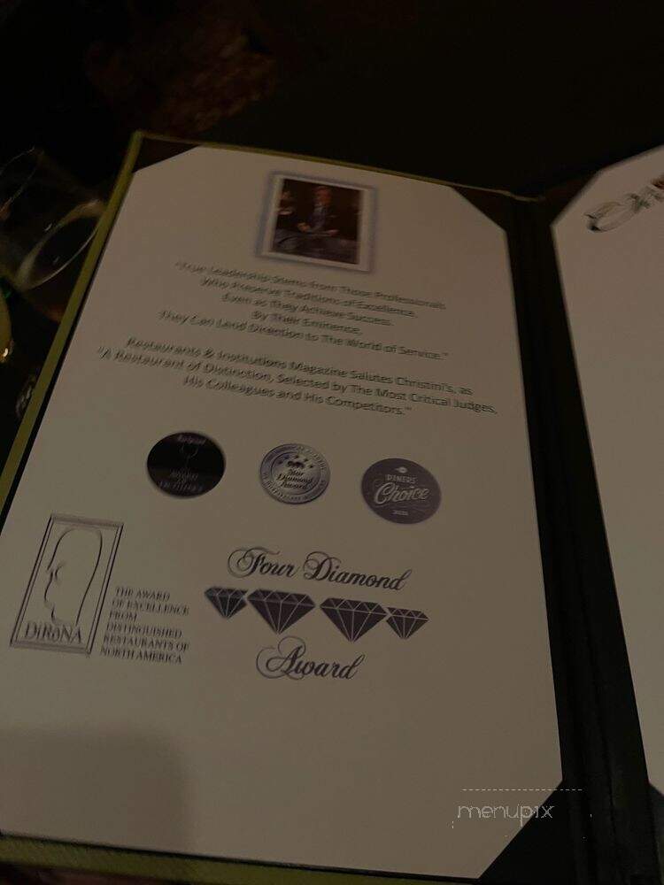 Christinis Ristorante Italiano - Orlando, FL menu_pic