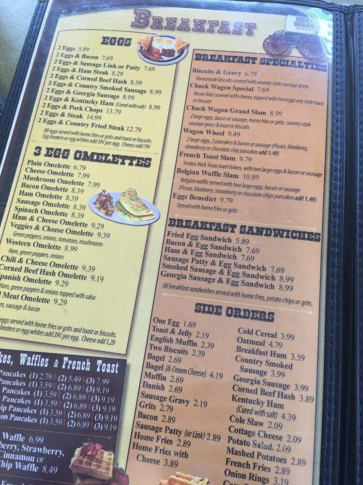 Chuckwagon Restaurant - Miami, FL menu_pic