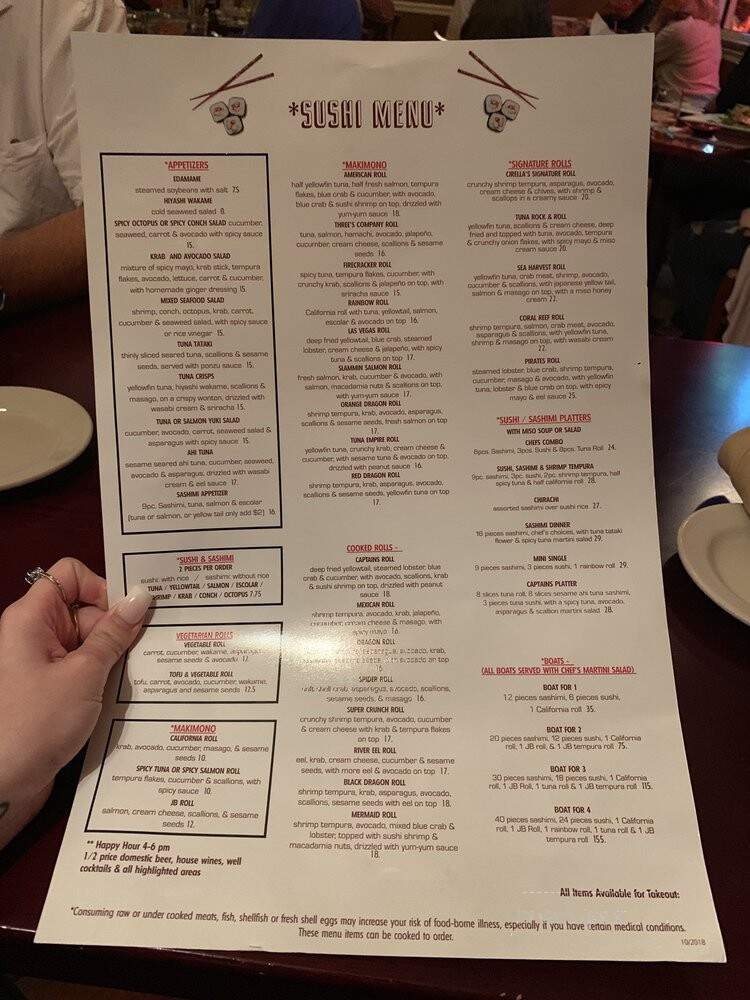 Cirella's Restaurant - Bonita Springs, FL menu_pic
