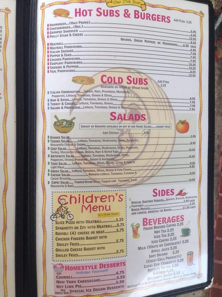 City Pizza - Sarasota, FL menu_pic