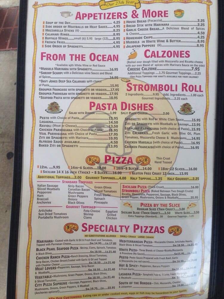 City Pizza - Sarasota, FL menu_pic