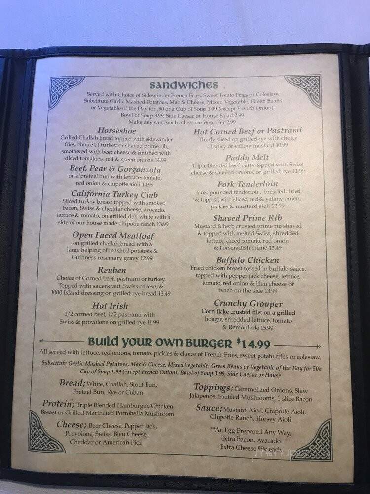 Clancey's Restaurant - Fort Myers, FL menu_pic
