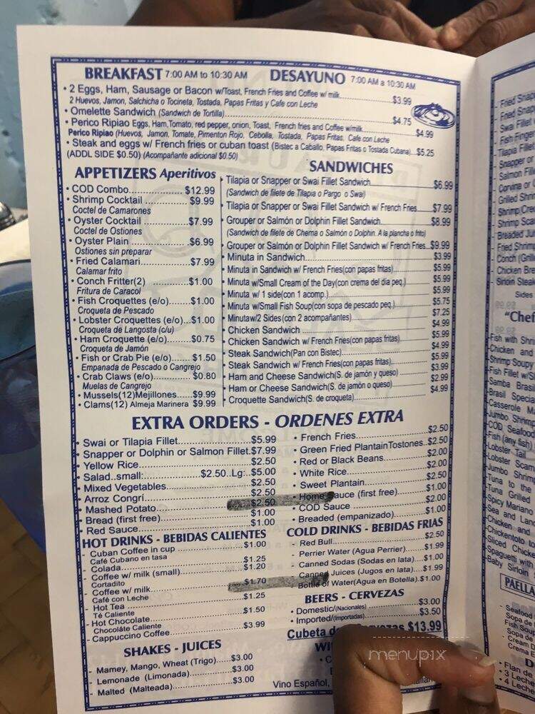 Cod Seafood - Miami, FL menu_pic