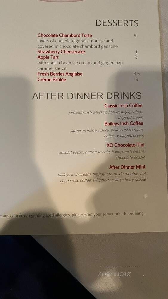 Courtside Steakhouse & Sports - Fort Myers, FL menu_pic