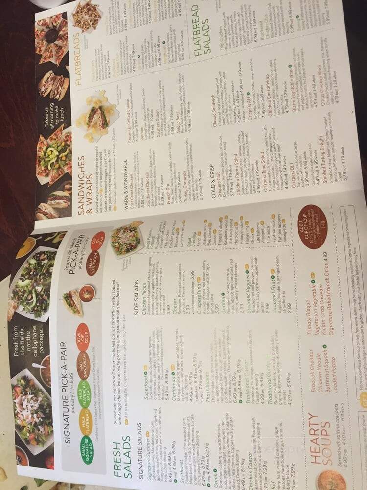 Crispers - Brandon, FL menu_pic