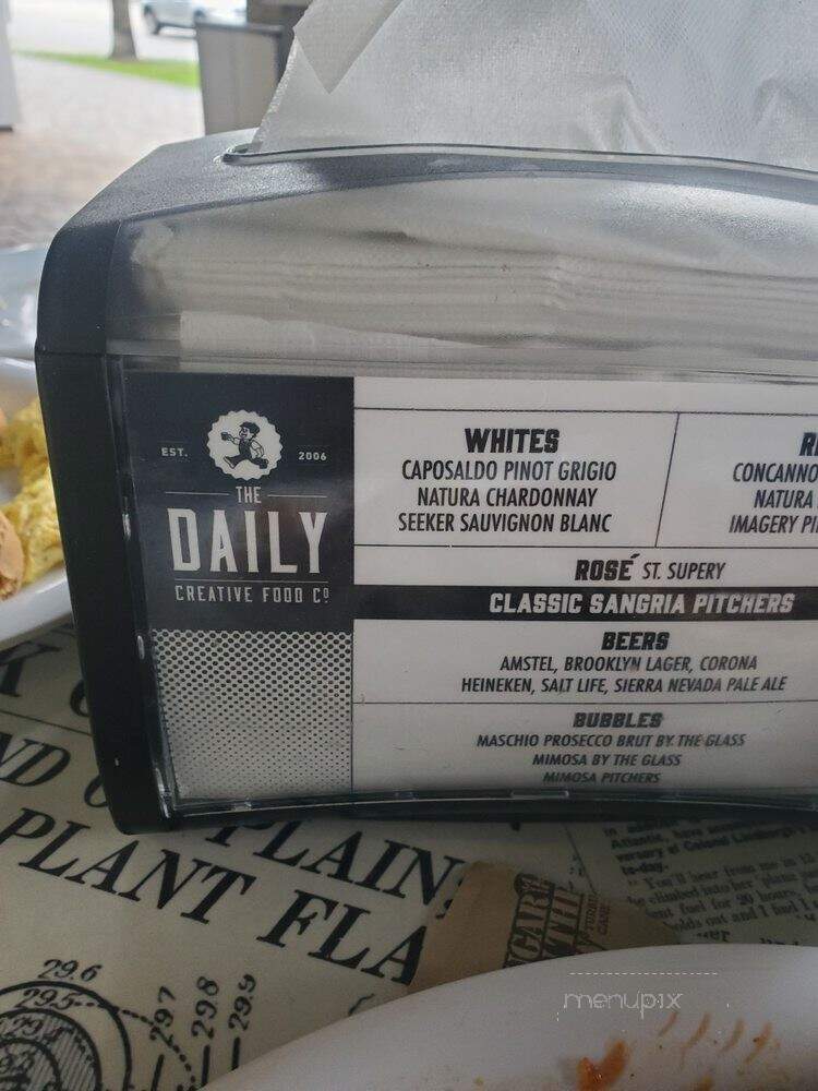 Daily - Miami, FL menu_pic
