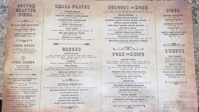 D'Amico & Sons - Naples, FL menu_pic