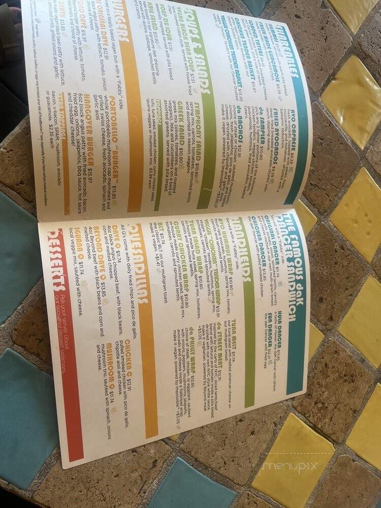 Dancing Avocado Kitchen - Daytona Beach, FL menu_pic