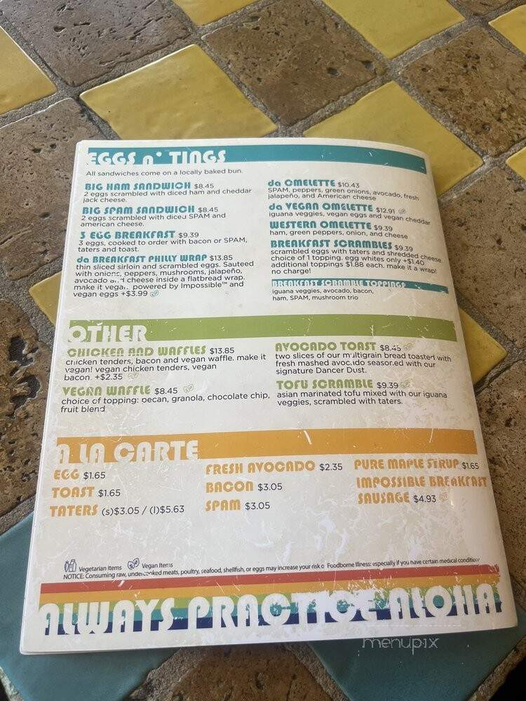 Dancing Avocado Kitchen - Daytona Beach, FL menu_pic