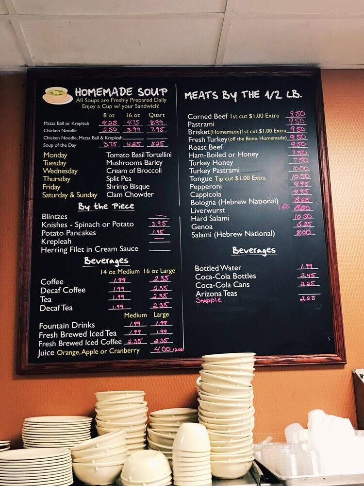 Deli On Rye - Boca Raton, FL menu_pic